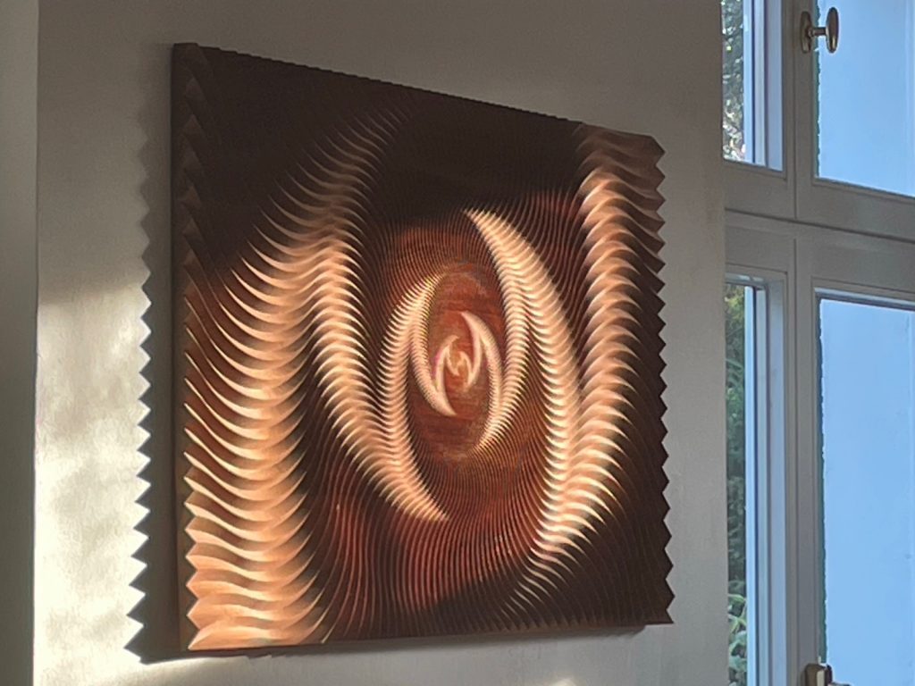 Jatoba Nr. 47 Lichtdüne Wandskulptur